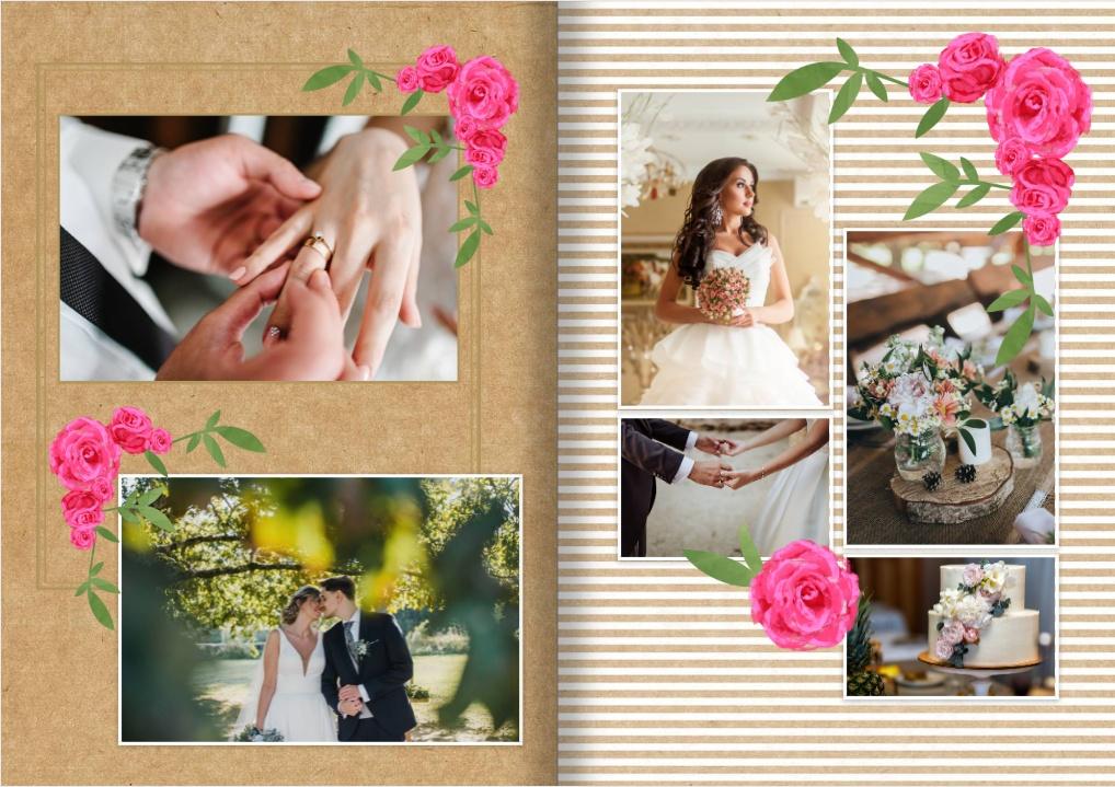 Fotoksiążka Ślubne róże