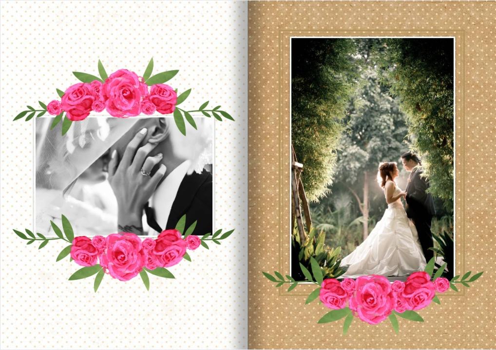 Fotoksiążka Ślubne róże